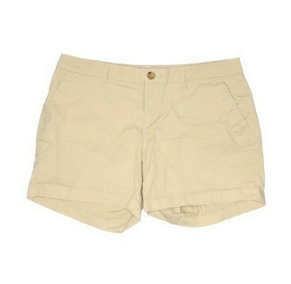 Old Navy shorts tan cotton canvas basics size 10